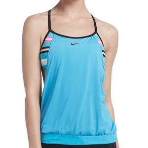 Nike Sport Stripe 2-in-1 Tankini Top